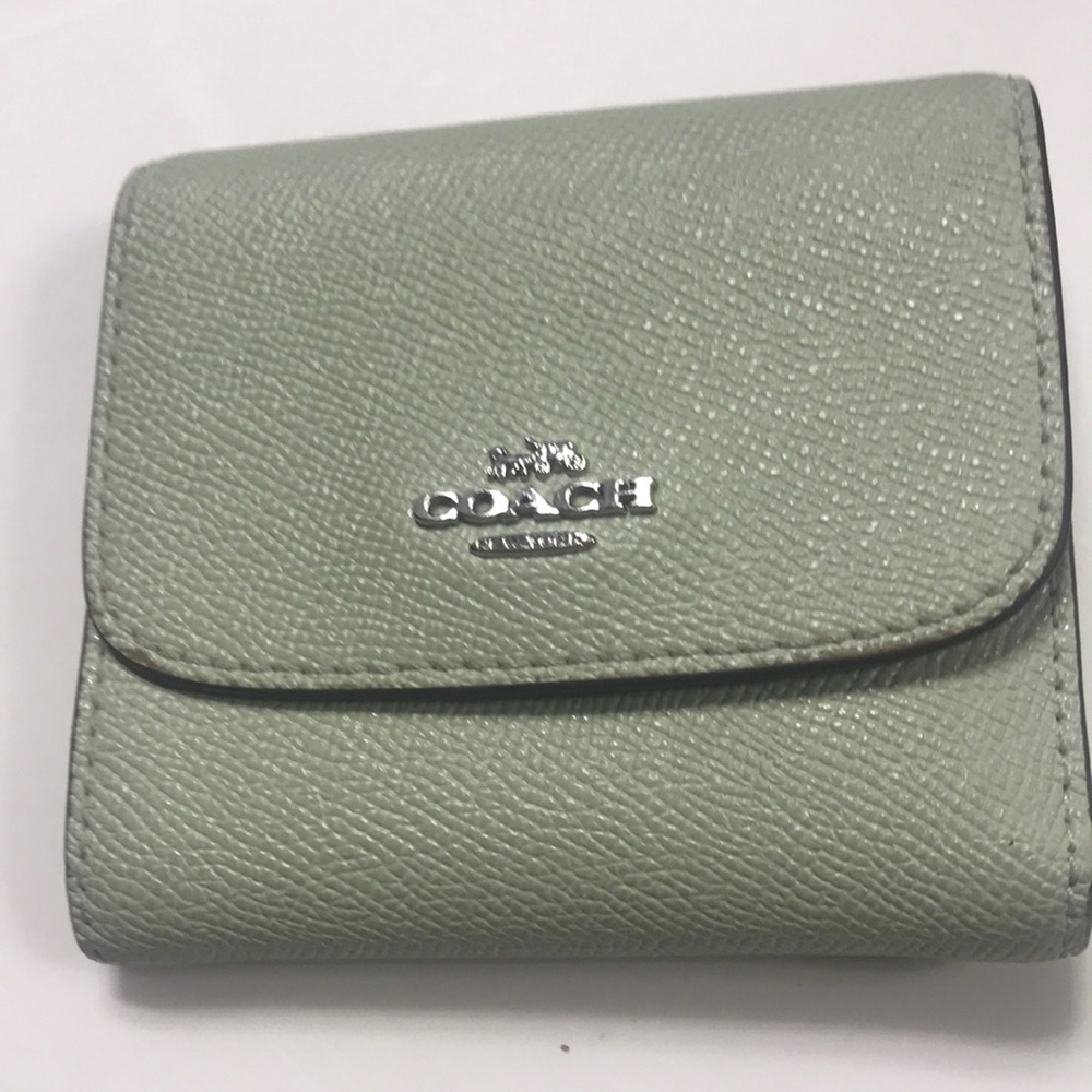 Coach wallet green